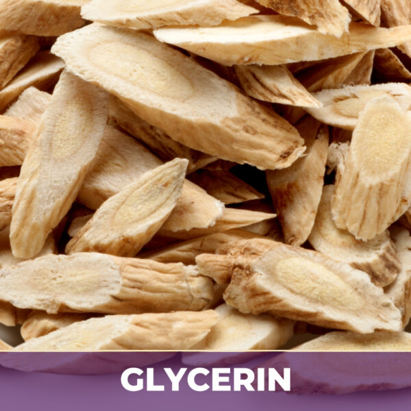 Astragalus root in glycerin, liquid extract; in glycerin