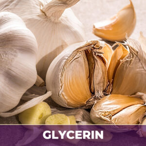 Garlic bulb in glycerin