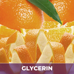 Orange peel in glycerin