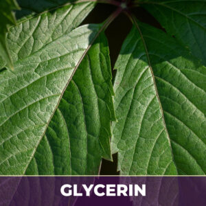 Slippery elm bark in glycerin